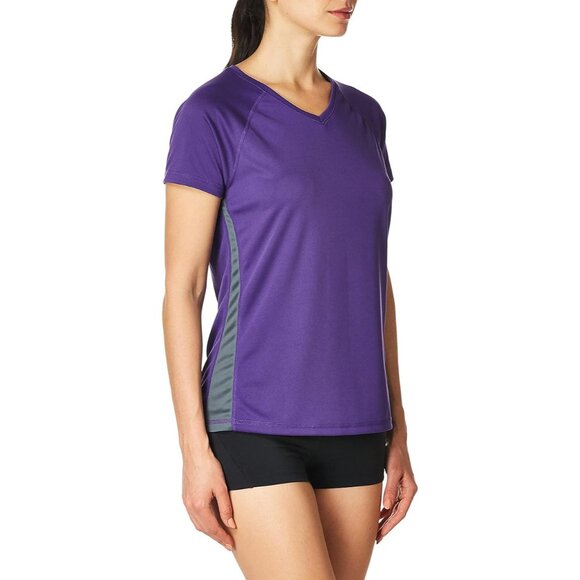 Kanu Surf Women's UPF 50+ Short Sleeved Active Swim Shirt Rashguard, XXL - Picture 2 of 10